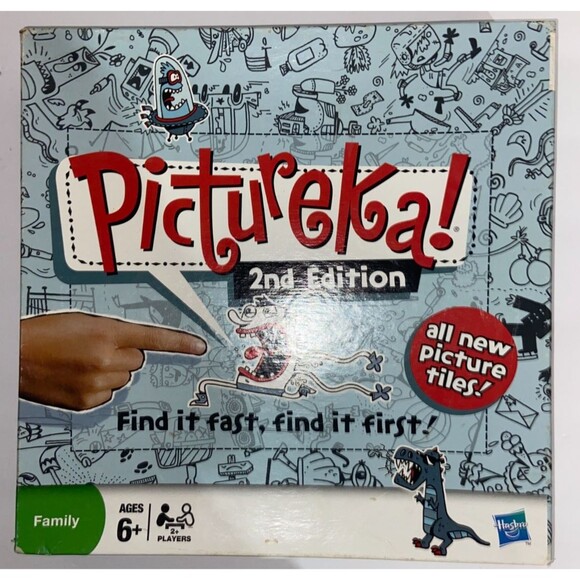 Pictureka 2nd Edition Family Board Game Ages 6+ Hasbro COMPLETE  See Pics - Picture 10 of 10